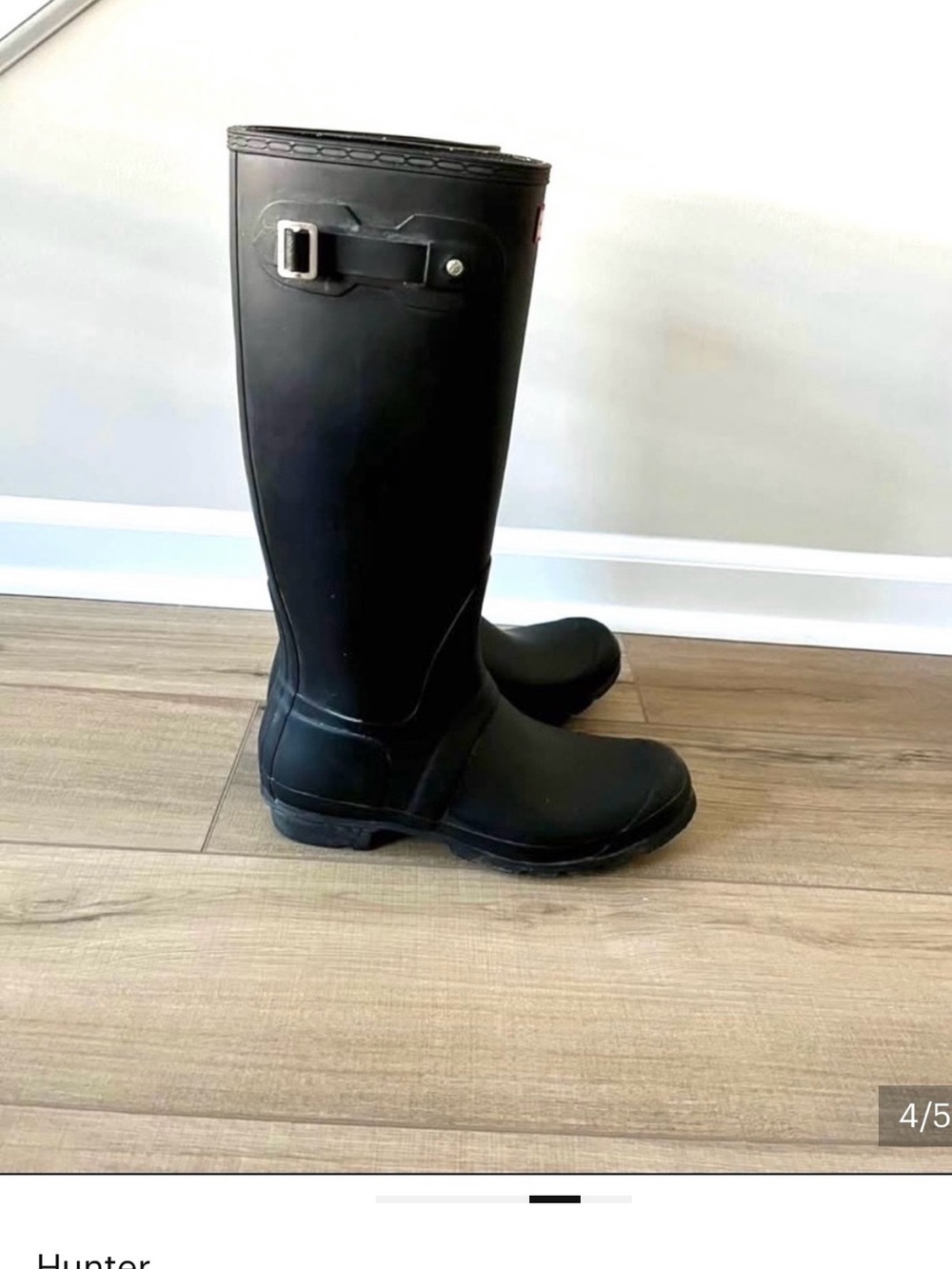 Boots - Hunter Tall Matte Black
